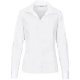 Ladies Long Sleeve Sheffield White